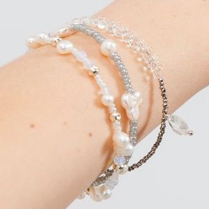 Lucky clover silver bracelet